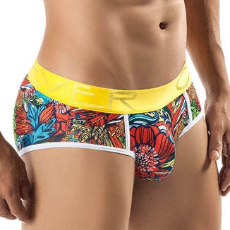 Clever Elemental Piping Brief Yellow