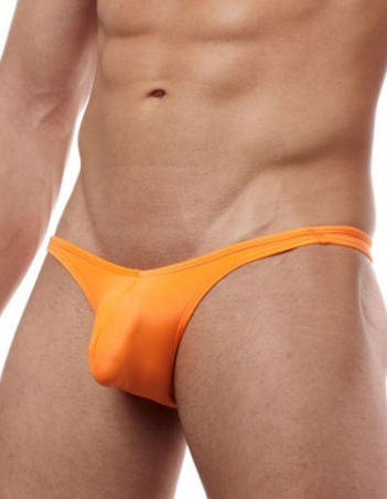 Cover Male Pouch Enhancing Brazilian Bikini Orange